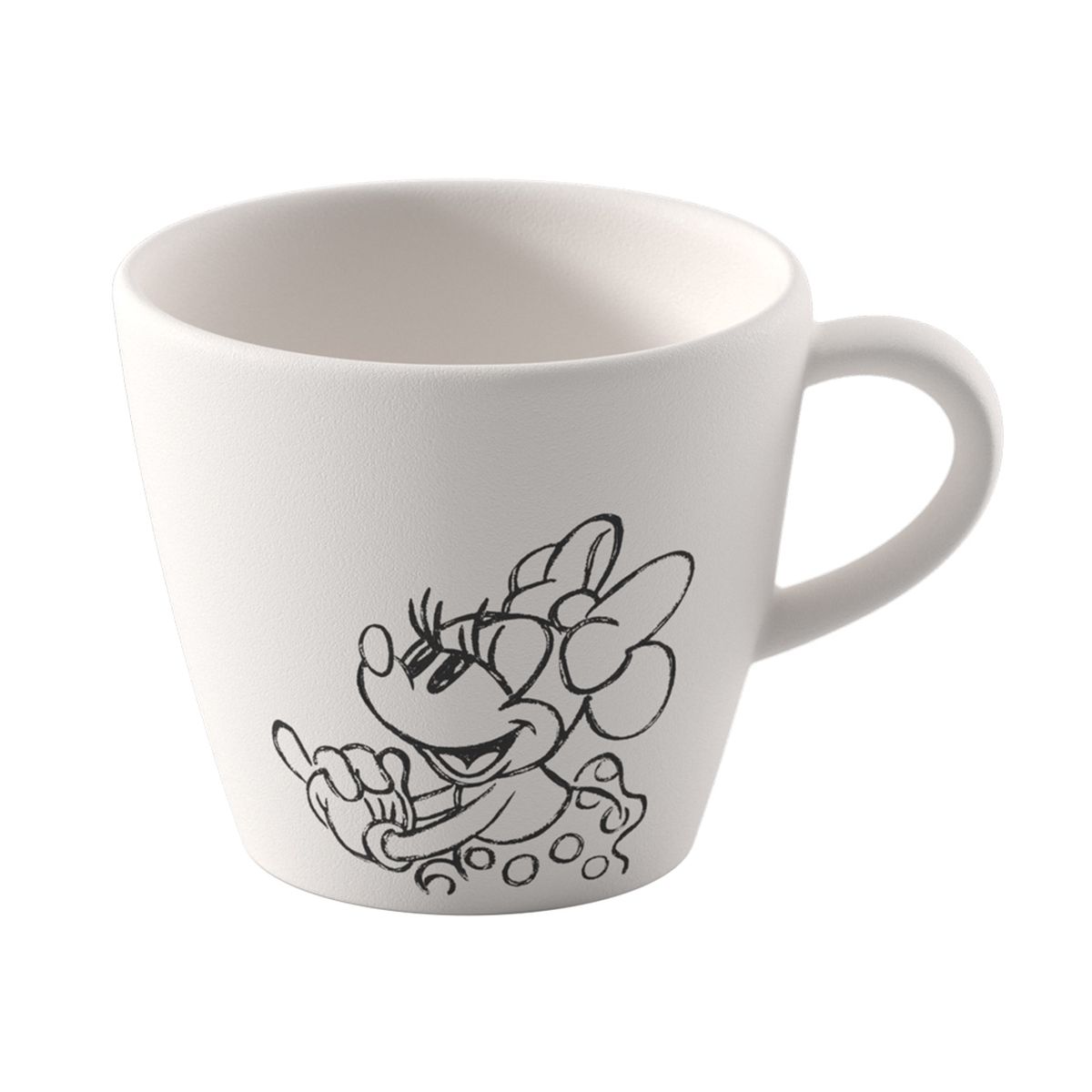 VILLEROY & BOCH Šálek na espresso z kolekce MANUFACTURE ROCK BLANC - MICKEY MOUSE 60 ml
