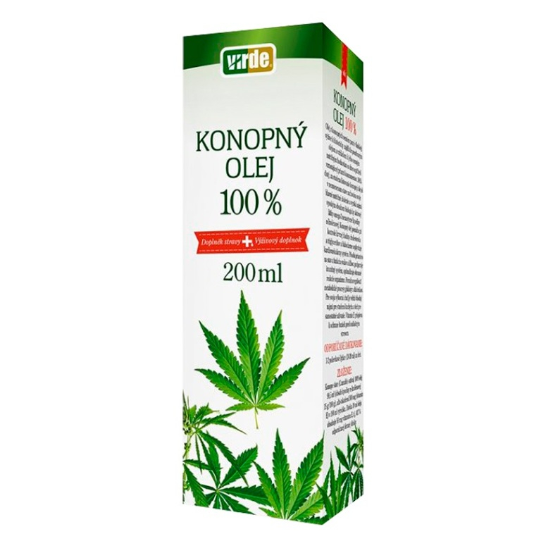 VIRDE Konopný olej 100% 200 ml