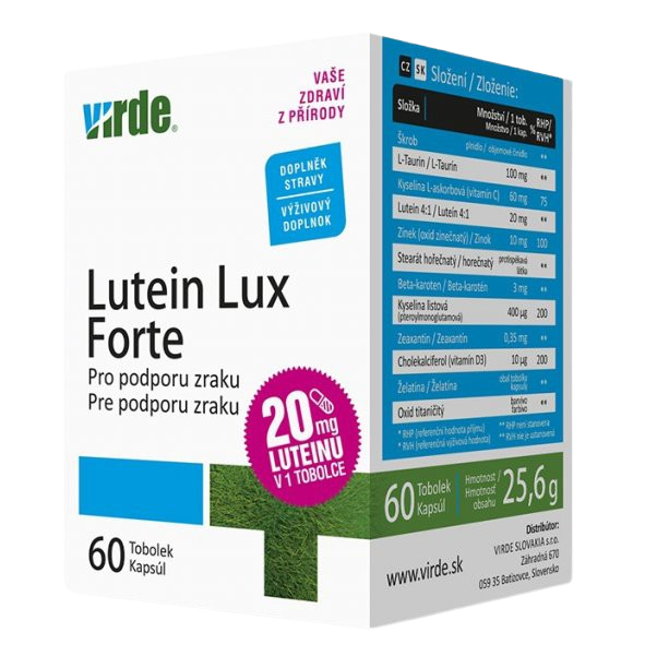 VIRDE Lutein Lux Forte 60 tobolek