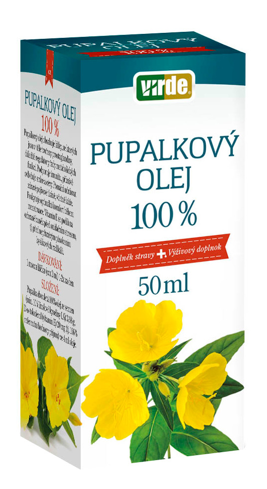 VIRDE Pupalkový olej 100% 50 ml