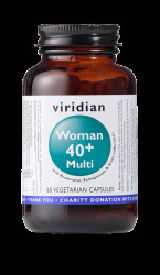VIRIDIAN 40+ Woman Multivitamin 60 kapslí