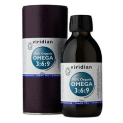 VIRIDIAN Nutrition 100% Organic Omega 3:6:9 Oil 200 ml