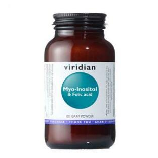 VIRIDIAN Nutrition Myo-Inositol & Folic Acid 120 g