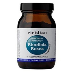 VIRIDIAN Nutrition Rhodiola Rosea Maximum potency 90 kapslí