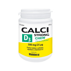 Vitabalans Calci Strong + D3 Chew 120 žvýkacích tablet