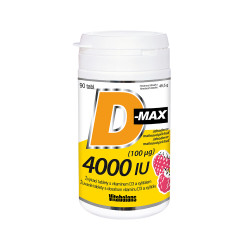 Vitabalans D-Max 4000 IU 90 žvýkacích tablet
