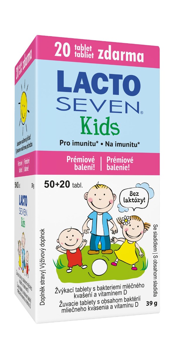 Vitabalans LactoSeven Kids 50+20 tablet