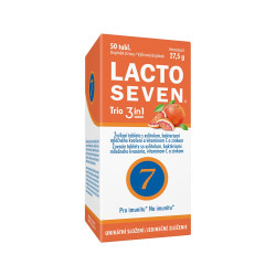 Vitabalans LactoSeven Trio 3in1 50 žvýkacích tablet