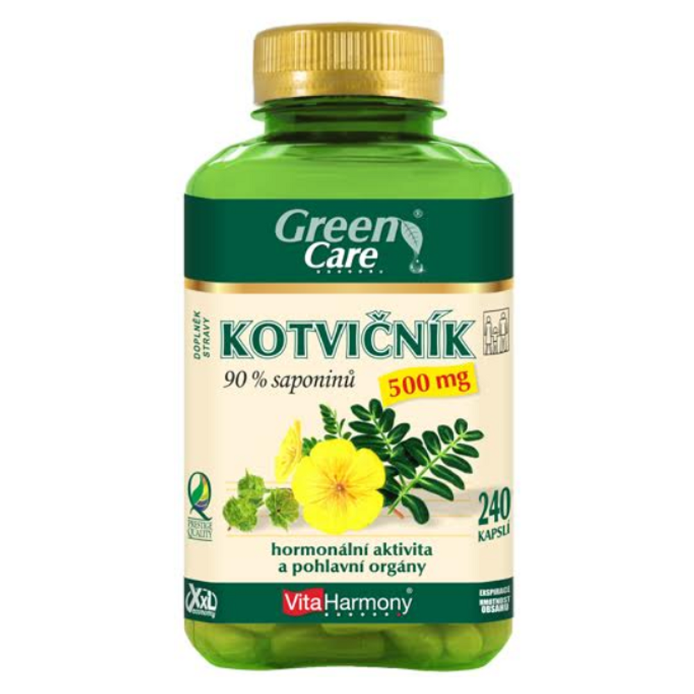 VITAHARMONY Kotvičník 500 mg 90% saponinů 240 kapslí