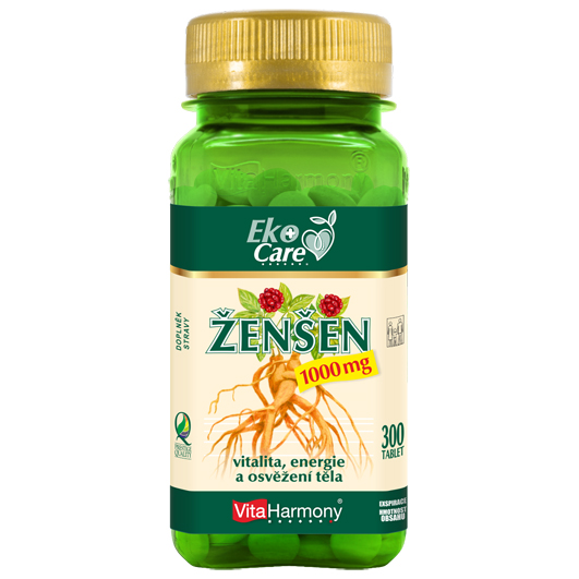 VITAHARMONY VE Ženšen 1000 mg 300 tablet
