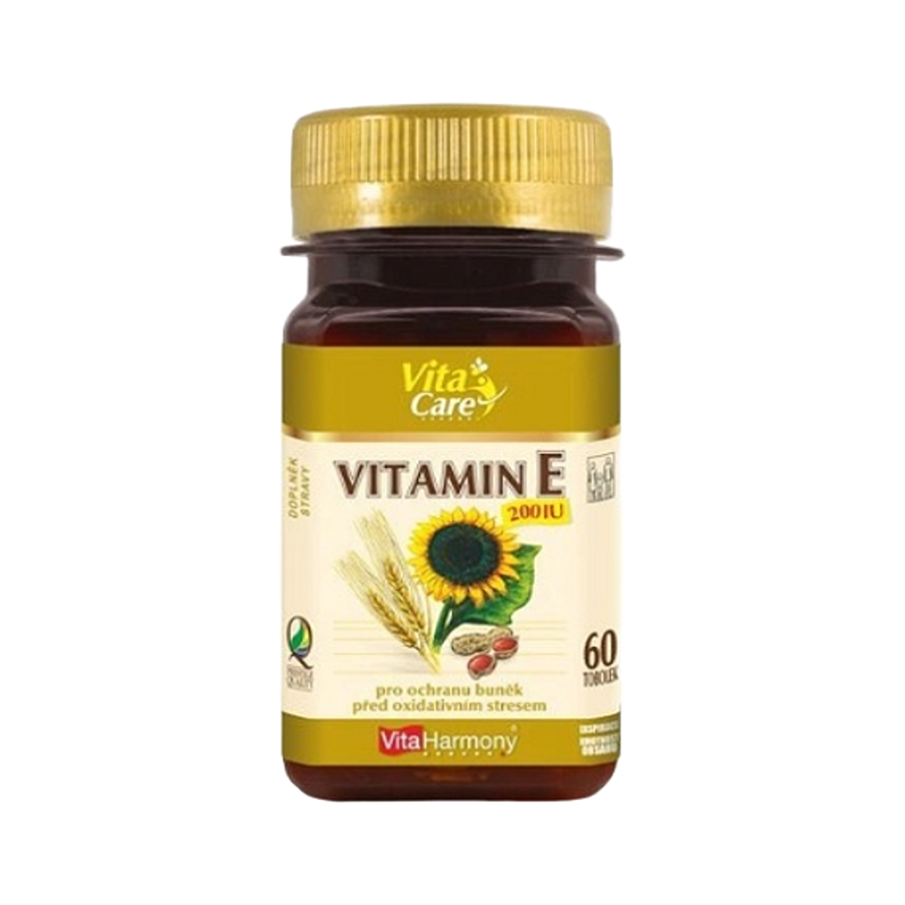 VITAHARMONY Vitamin E 200 I.U. 60 tobolek