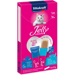 VITAKRAFT Jelly Lovers losos, platýs 6 x 15 g