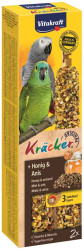 VITAKRAFT Kräcker velký papoušek med+anýz 2 ks