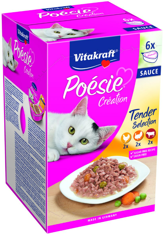 VITAKRAFT Poésie Création Multipack v omáčce 6 x 85 g