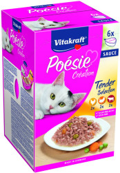 VITAKRAFT Poésie Création Multipack v omáčce 6 x 85 g