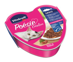Vitakraft Poésie Création Sauce treska a těstoviny v rajčatové omáčce 85 g