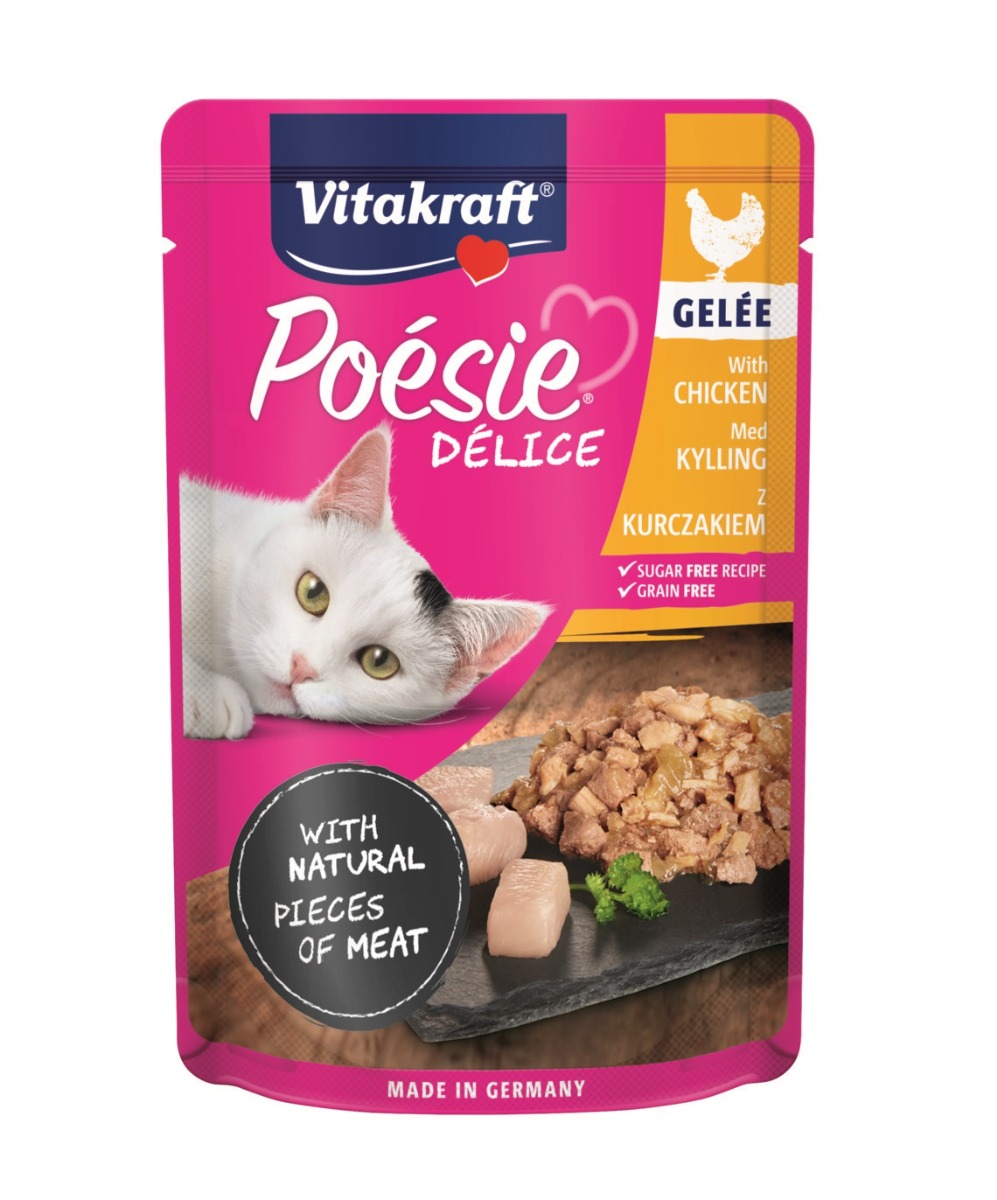 Vitakraft Poésie Délice Gelée kuřecí 85 g