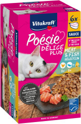 VITAKRAFT Poésie Délice Plus kuřecí + losos 6 x 85 g