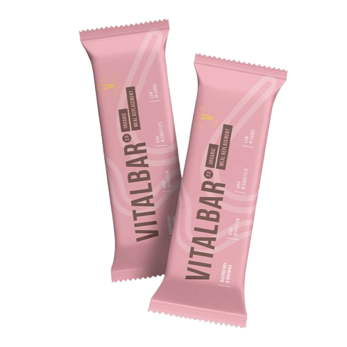 VITALVIBE Vitalbar™ 2.0 Proteinová tyčinka, BIO Raspberry & Brownie 70 g