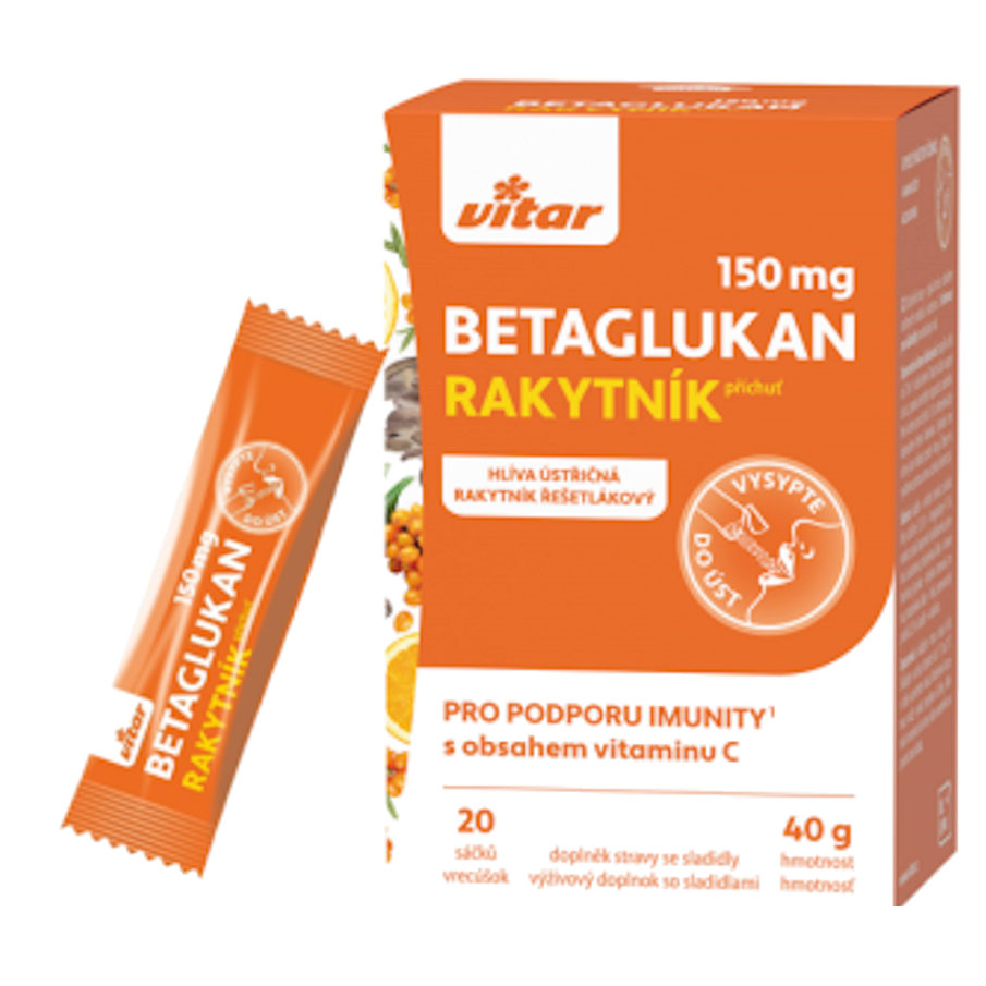 VITAR Betaglukan 150 mg 20 sáčků