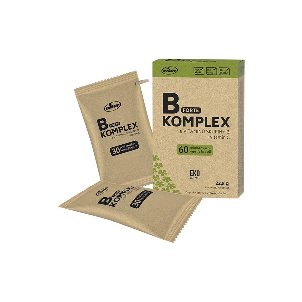 Vitar EKO B-komplex 60 kapslí