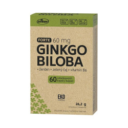 Vitar EKO Ginkgo biloba + zelený čaj 60 kapslí
