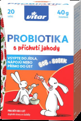 VITAR Kids Probiotika Bob a Bobek 20 sáčků