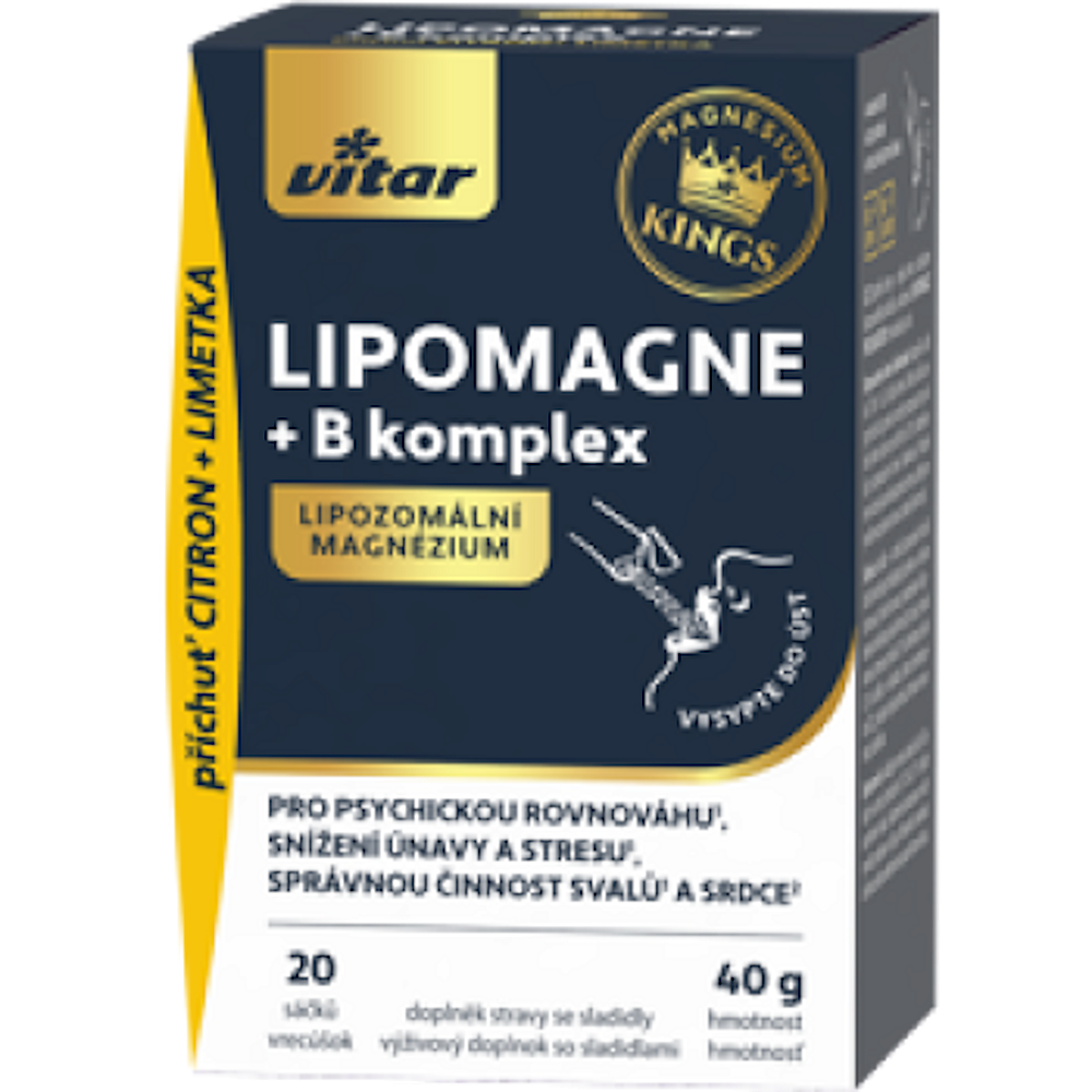 VITAR Lipomagne +B komplex 20 x 2 g