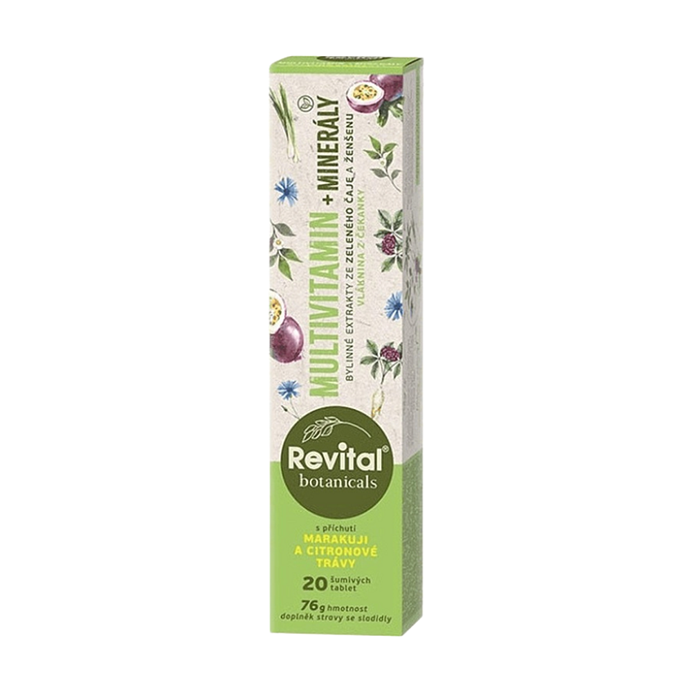 VITAR Revital Botanicals Multivitamin+minerály 20 šumivých tablet