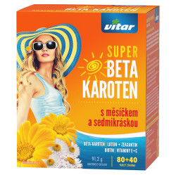 VITAR Super beta-karoten s měsíčkem a sedmikráskou 80+40 tablet