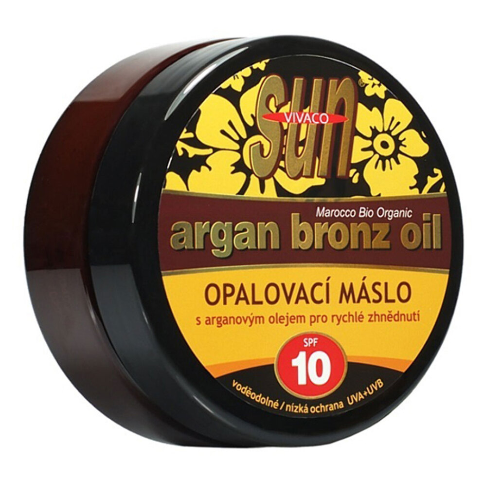 VIVACO Opalovací máslo s arganovým olejem OF 10 200 ml