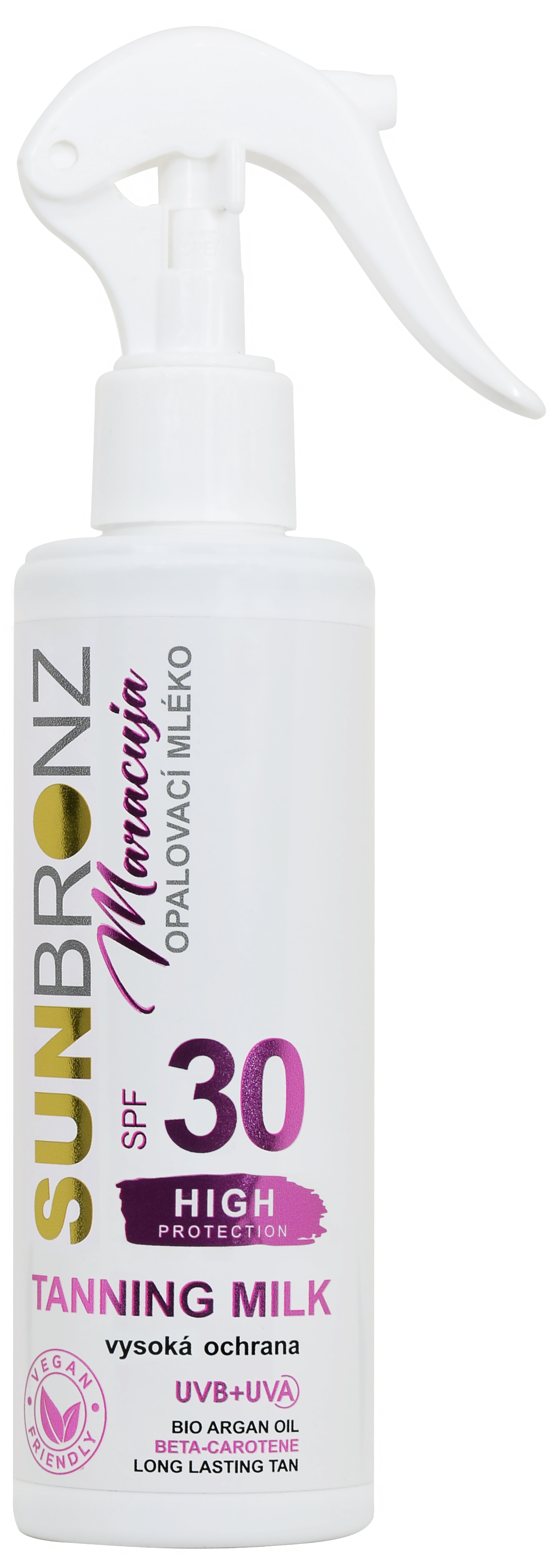VIVACO SUN BRONZ Opalovací mléko Maracuja SPF30, 200 ml