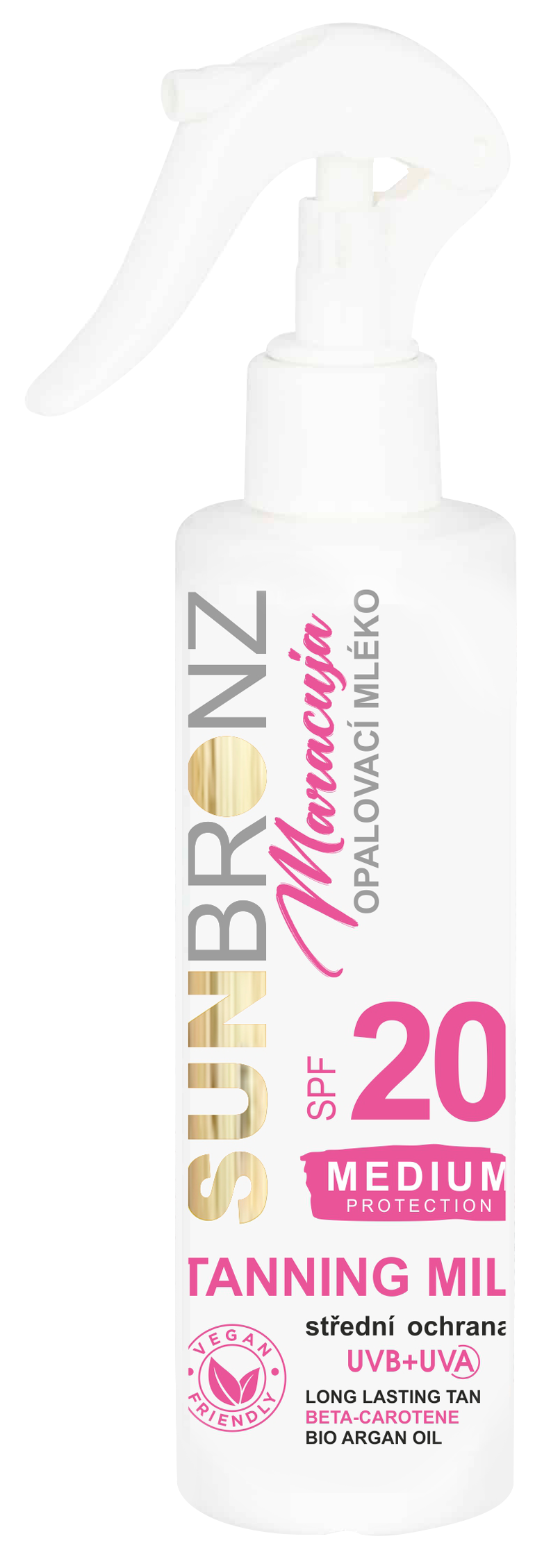 VIVACO Sun Bronz Opalovací mléko OF20 maracuja 200 ml