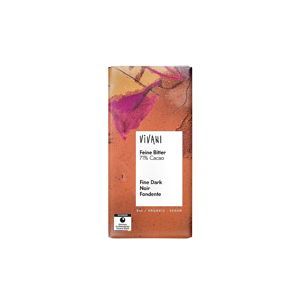 VIVANI Čokoláda hořká 71 % BIO 80 g