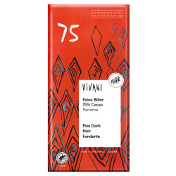 VIVANI Hořká čokoláda 75% s kokosovým cukrem BIO 80 g