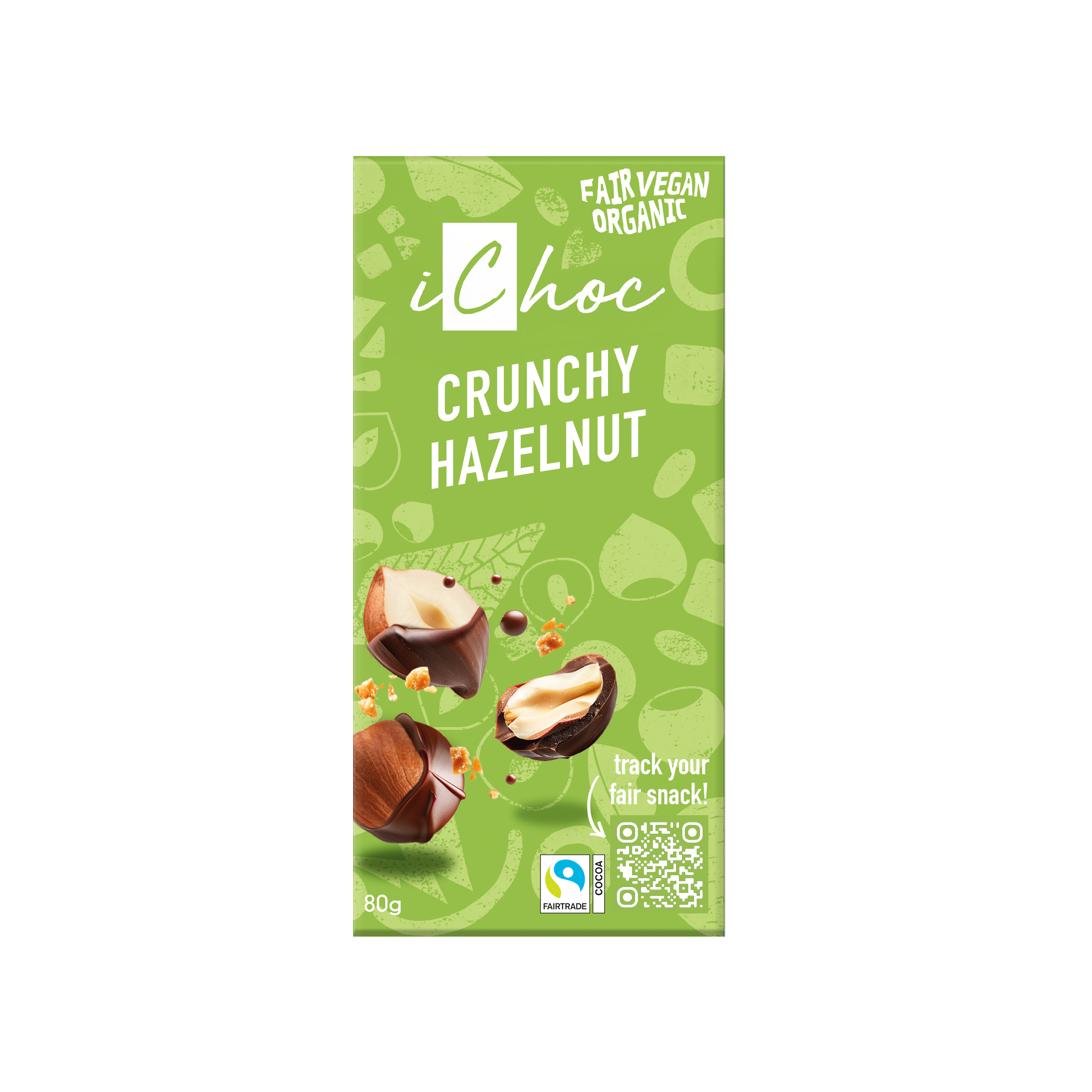 VIVANI iChoc tabulka křupavý oříšek BIO vegan 80 g