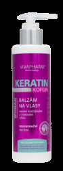 VIVAPHARM Keratinový balzám na vlasy pro ženy 200 ml