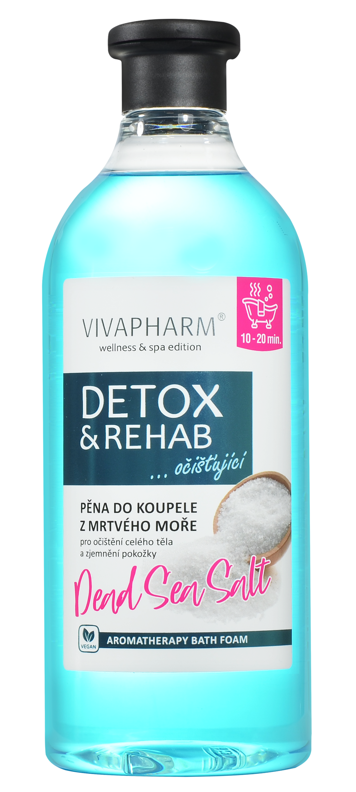 VIVAPHARM Pěna do koupele Detox and rehab 750 ml