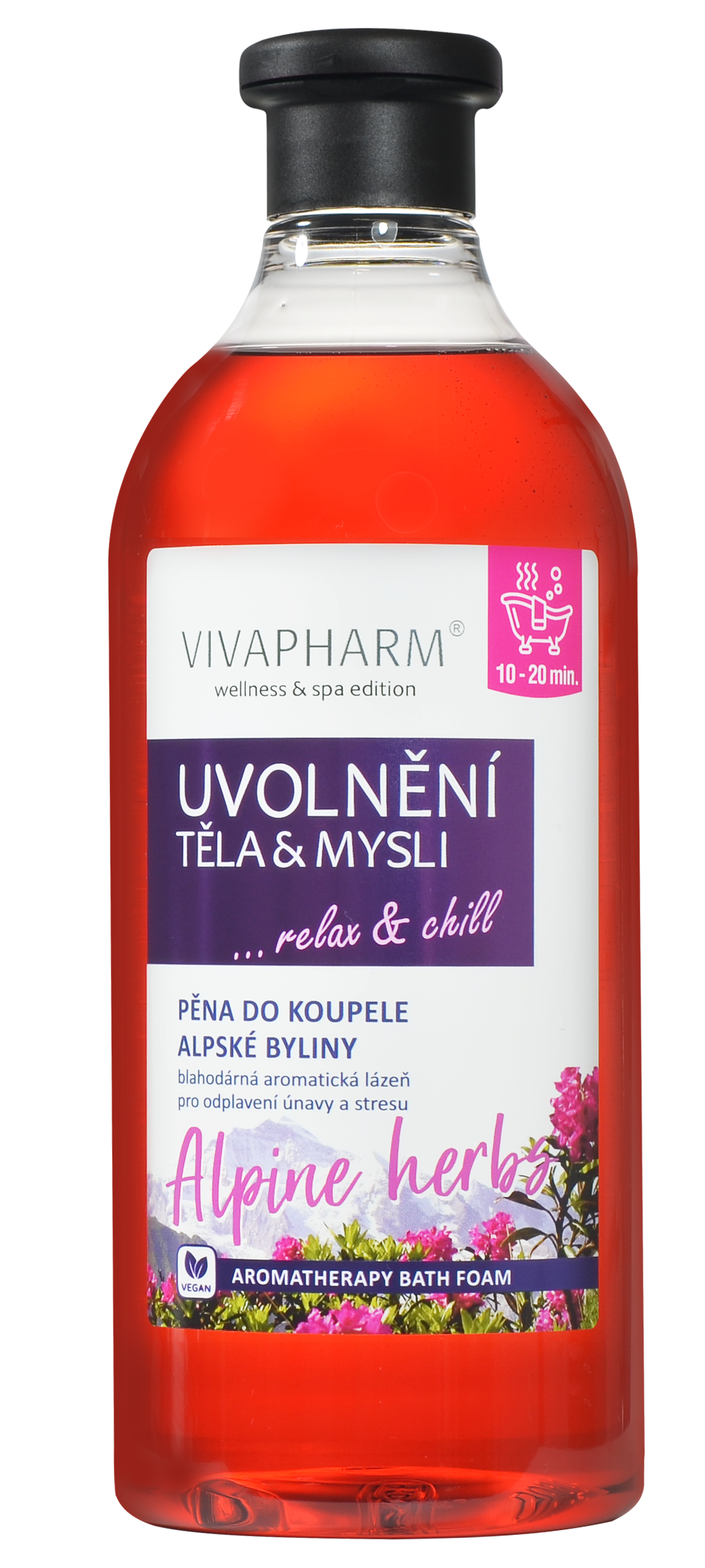 VIVAPHARM Pěna do koupele Uvolnění těla a mysli 750 ml