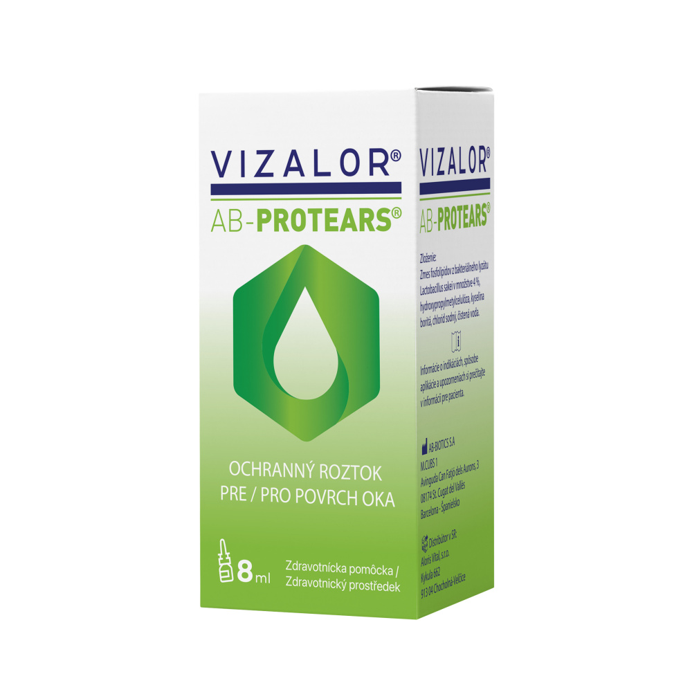 Vizalor AB-Protears ochranný roztok 8 ml