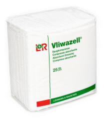 Vliwazell Komprese s vysokou absorpční schopností nesterilní 20 x 20 cm 25 ks
