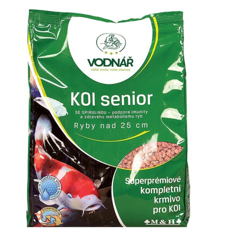 VODNÁŘ KOI Senior krmivo pro ryby 0,5 kg