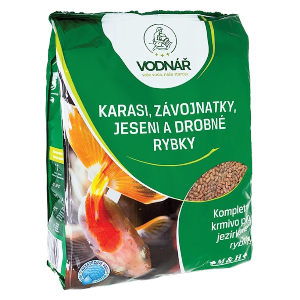 VODNÁŘ Krmivo pro karasi, závojnatky, jeseni a malé rybky 0,5 kg