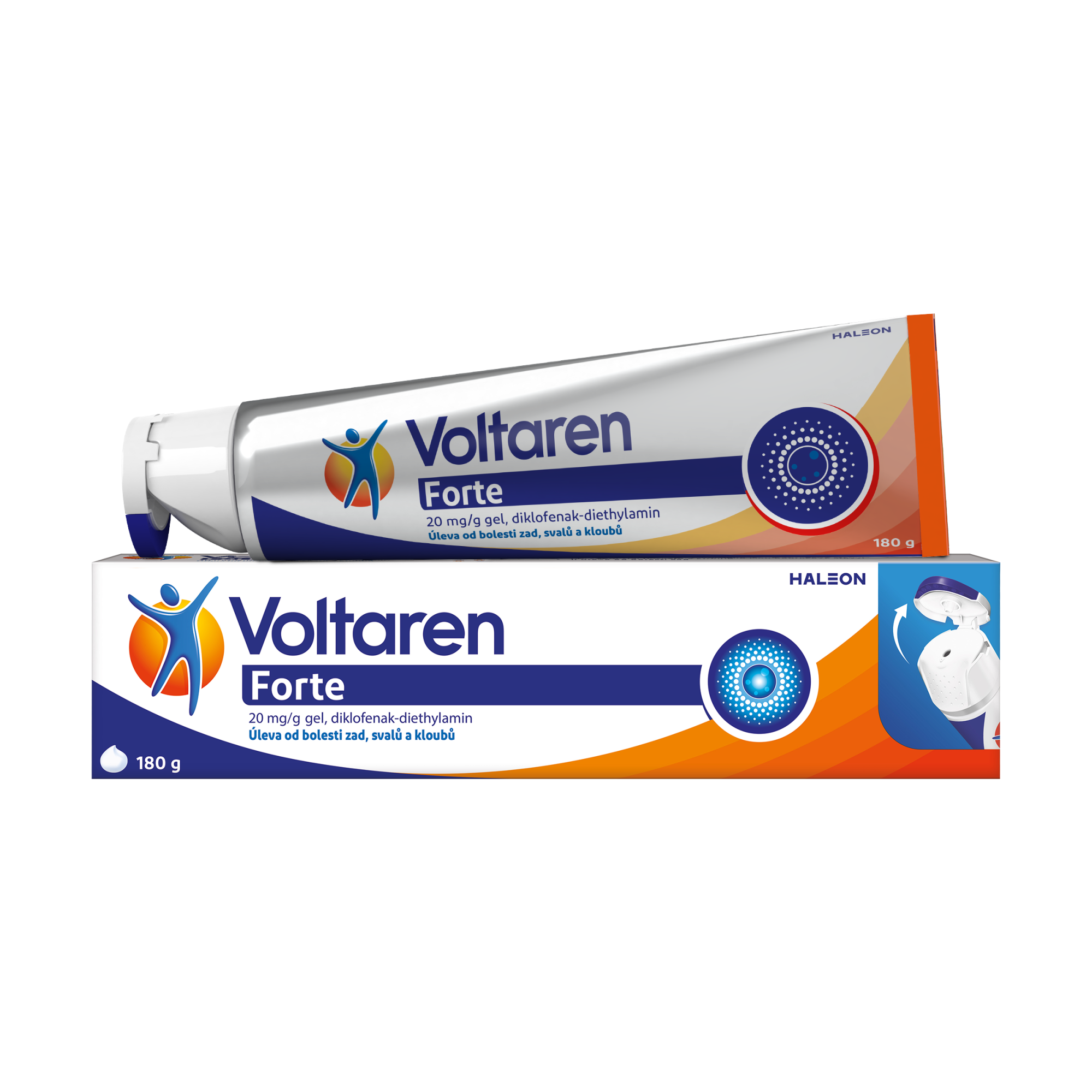VOLTAREN Forte 20 mg/g gel proti bolesti 180 g