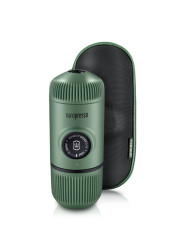 Wacaco Nanopresso Moss Green + pevný obal Cestovní kávovar