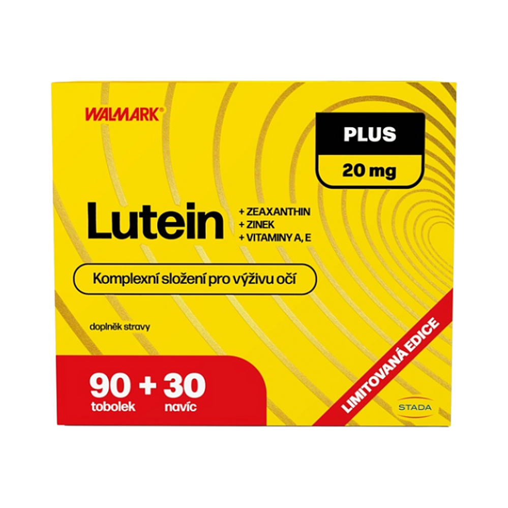 WALMARK Lutein plus 20 mg 90 + 30 tobolek NAVÍC