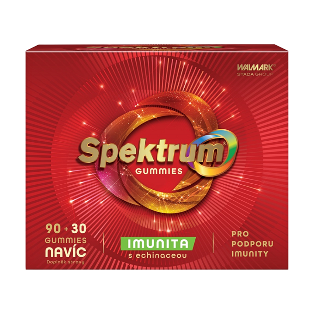 WALMARK Spektrum gummies IMUNITA s echinaceou 90 + 30 gummies NAVÍC