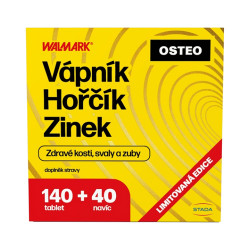 WALMARK Vápník Hořčík Zinek Osteo 140 + 40 tablet NAVÍC