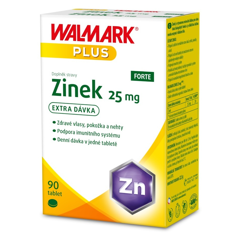 WALMARK Zinek Forte 25 mg 90 tablet