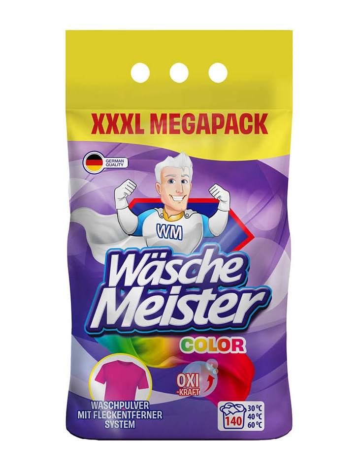 Wäsche Meister Color Prací prášek 10,5 kg 140 dávek